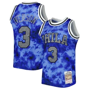 Elegante Versatile Allen Iverson Philadelphia 76ers 1996/97 Galaxy Swingman Jersey Royal