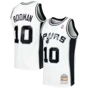 Fantastico Comodo Dennis Rodman San Antonio Spurs 2001/02 Hardwood Classics Swingman Jersey White