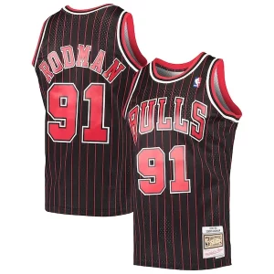 Sofisticato Dennis Rodman Chicago Bulls Hardwood Classics Swingman Jersey Black
