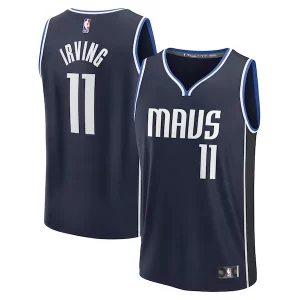Bellissimo Fantastico Comodo Kyrie Irving Dallas Mavericks Fast Break Replica Player Jersey Statement Edition Navy