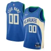 Elegante Milwaukee Bucks Nike Unisex 2023/24 Custom Swingman Jersey Royal City Edition