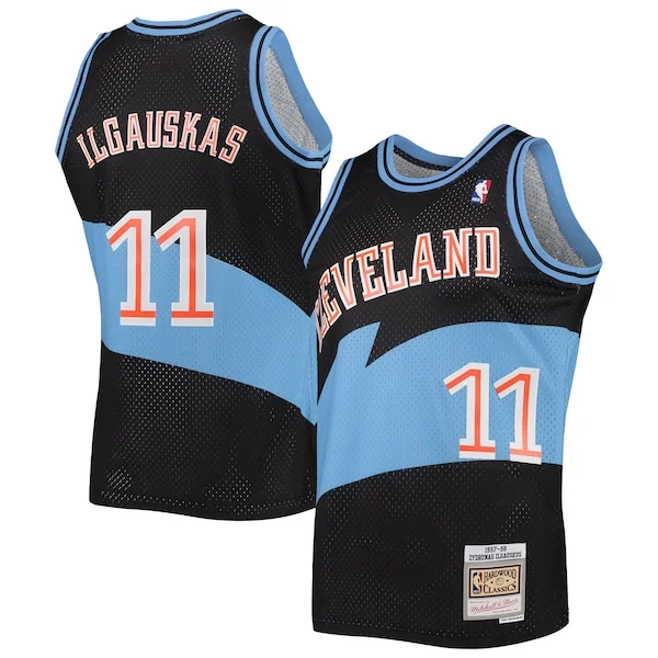 Ottimo Robusto Magnifico Zydrunas Ilgauskas Cleveland Cavaliers Hardwood Classics Swingman Jersey Black