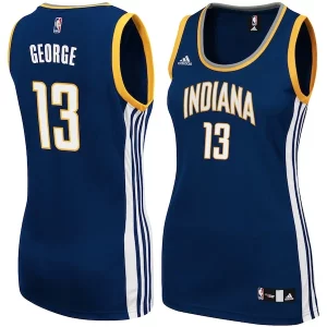 Classico Attraente Magnifico Paul George Indiana Pacers adidas Women's Replica Jersey Navy
