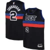 Eccezionale Cade Cunningham Detroit Pistons Jordan Brand Youth Swingman Jersey Statement Edition Black