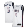 Elegante Anthony Edwards Unisex Nike Men's USA Basketball 2024 Swingman Player Jersey White