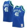 Bellissimo Moderno Dirk Nowitzki Dallas Mavericks Big & Tall 1998/99 NBA 75th Anniversary Diamond Swingman Jersey Blue