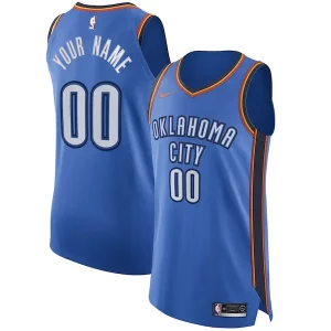 Fascinante Moderno Oklahoma City Thunder Nike Authentic Custom Jersey Blue Icon Edition
