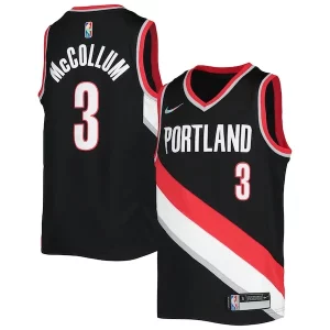 Trendy Eccezionale Lussuoso C.J. McCollum Portland Trail Blazers Nike Youth 2021/22 Diamond Swingman Jersey Icon Edition Black