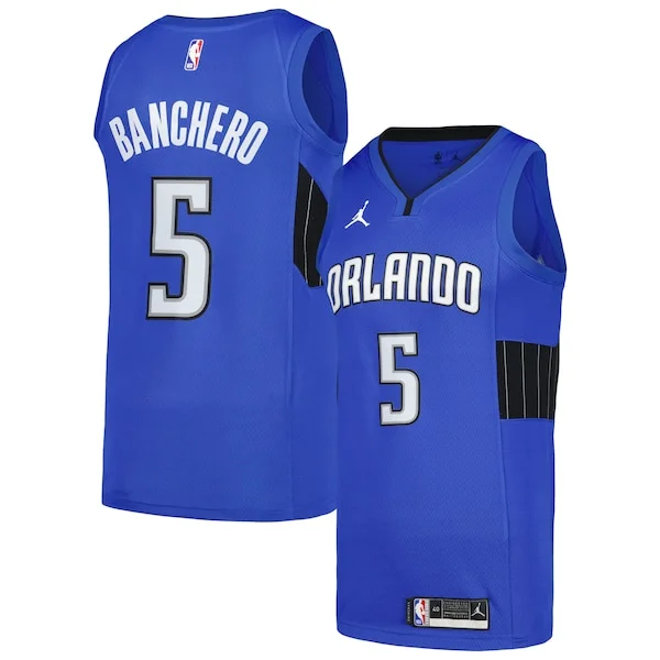 Carino Resistente Raffinato Paolo Banchero Orlando Magic Jordan Brand Swingman Player Jersey Statement Edition Royal