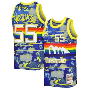 Duraturo Splendido Trendy Dikembe Mutombo Denver Nuggets Hardwood Classics Lunar New Year Swingman Jersey Blue