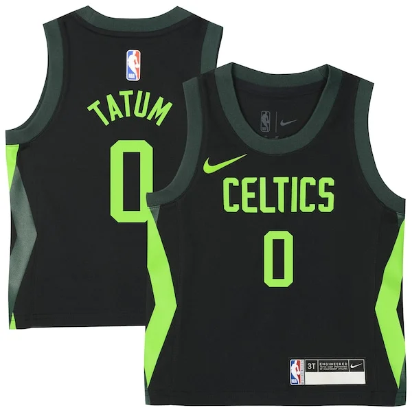 Delizioso Resistente Accattivante Jayson Tatum Boston Celtics Nike Toddler 2024/25 Swingman Player Jersey City Edition Black