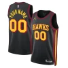 Versatile Sofisticato Atlanta Hawks Jordan Brand Unisex 2022/23 Swingman Custom Jersey Statement Edition Black