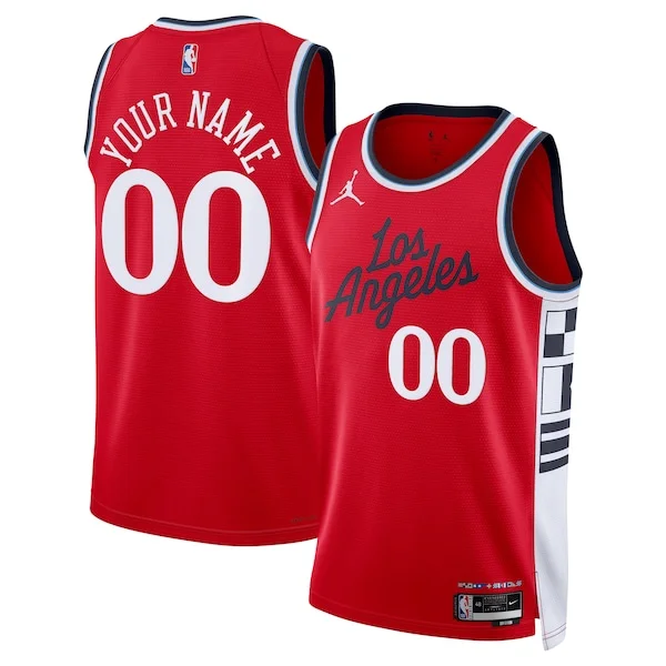 Accattivante Cool LA Clippers Jordan Brand Unisex 2024/25 Custom Swingman Jersey Statement Edition Red