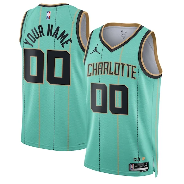 Fascinante Charlotte Hornets Jordan Brand Unisex 2024/25 Custom Swingman Jersey City Edition Mint