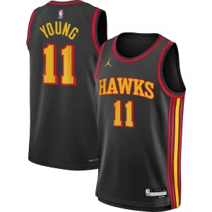 Splendido Accattivante Trae Young Atlanta Hawks Jordan Brand Youth Swingman Jersey Statement Edition Black