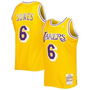 Incantevole Magnifico Cool Eddie Jones Los Angeles Lakers 1996/97 Hardwood Classics Swingman Jersey Gold