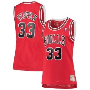 Lussuoso Eccezionale Carino Scottie Pippen Chicago Bulls Women's 1997/98 Hardwood Classics Swingman Jersey Red