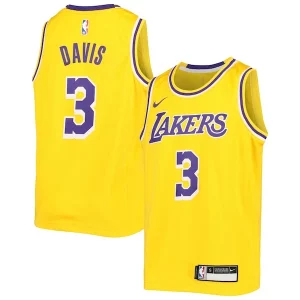 Meraviglioso Incantevole Robusto Anthony Davis Los Angeles Lakers Nike Youth Swingman Jersey Icon Edition Gold