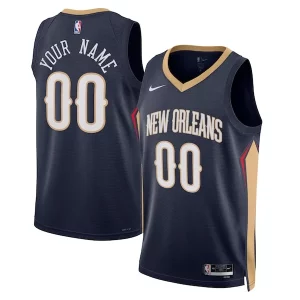 Versatile Sofisticato New Orleans Pelicans Nike Unisex 2022/23 Swingman Custom Jersey Navy Icon Edition