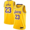 Eccezionale Ottimo Sofisticato LeBron James Los Angeles Lakers Nike Swingman Player Jersey Gold Icon Edition