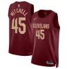 Gorgeous Donovan Mitchell Cleveland Cavaliers Nike Unisex Swingman Jersey Icon Edition Wine/White