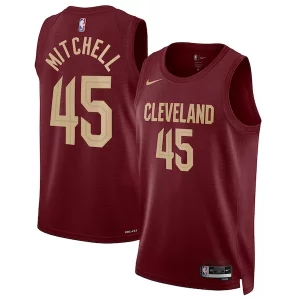 Gorgeous Donovan Mitchell Cleveland Cavaliers Nike Unisex Swingman Jersey Icon Edition Wine/White
