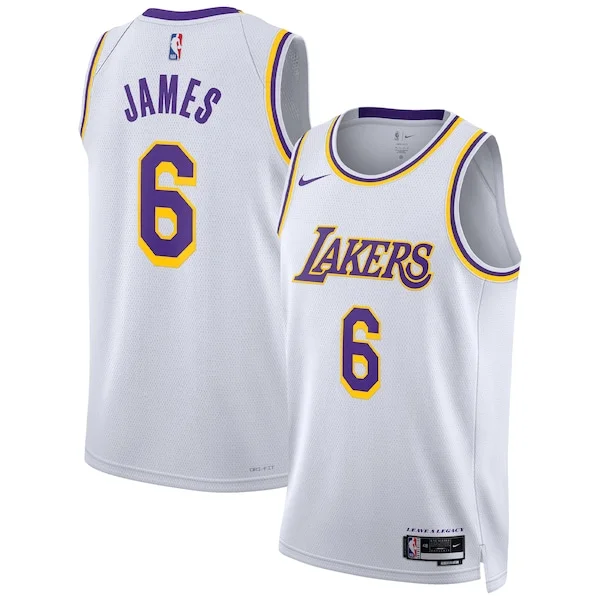 Sofisticato Delizioso Versatile LeBron James Los Angeles Lakers Nike Unisex Swingman Jersey Association Edition White