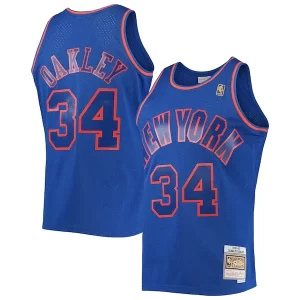 Moderno Comodo Classico Charles Oakley New York Knicks 1996/97 Hardwood Classics Swingman Jersey Blue