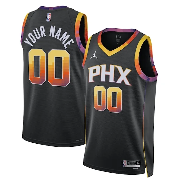 Trendy Phoenix Suns Jordan Brand Unisex 2022/23 Swingman Custom Jersey Statement Edition Black