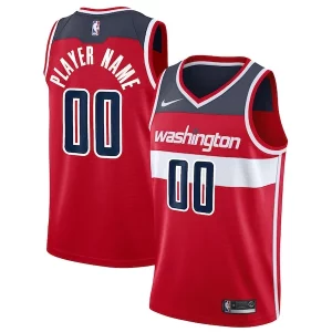 Raffinato Pratico Accattivante Washington Wizards Nike 2020/21 Swingman Custom Jersey Icon Edition Red