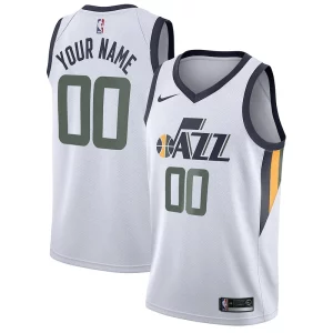 Carino Cool Classico Utah Jazz Nike Swingman Custom Jersey Association Edition White