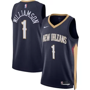 Accattivante Splendido Attraente Zion Williamson New Orleans Pelicans Nike Unisex Swingman Jersey Icon Edition Navy/White