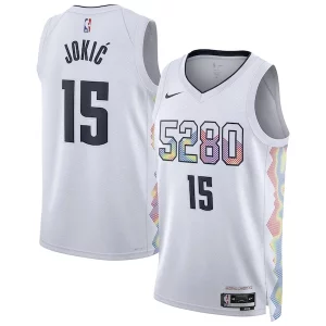 Classico Cool Nikola Jokic Denver Nuggets Nike Unisex 2024/25 Swingman Player Jersey City Edition White