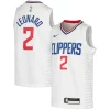 Prestigioso Kawhi Leonard LA Clippers Nike Youth 2020/21 Swingman Jersey Association Edition White/Royal