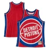 Incantevole Moderno Detroit Pistons Hardwood Classics Blown Out Fashion Jersey Red