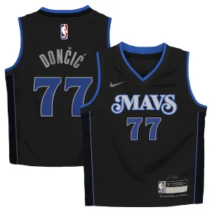 Ottimo Luka Dončić Dallas Mavericks Nike Preschool Swingman Replica Jersey City Edition Black