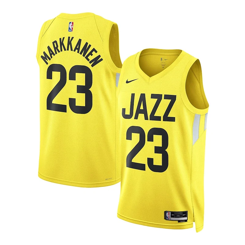 Classico Lauri Markkanen Utah Jazz Nike Unisex Swingman Jersey Association Edition Gold