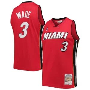 Fantastico Sofisticato Dwyane Wade Miami Heat Hardwood Classics Swingman Jersey Red