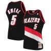 Meraviglioso Trendy Stupendo Jermaine O'Neal Portland Trail Blazers 1999/00 Hardwood Classics Swingman Jersey Black