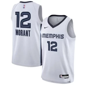 Bellissimo Magnifico Accattivante Ja Morant Memphis Grizzlies Nike Youth Swingman Jersey Association Edition White