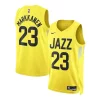 Magnifico Bellissimo Gorgeous Lauri Markkanen Utah Jazz Nike Unisex Swingman Jersey Icon Edition Gold