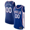 Fantastico Moderno Ottimo Philadelphia 76ers Nike Custom Authentic Jersey Icon Edition Royal