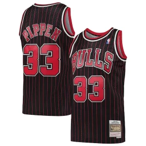 Gorgeous Elegante Scottie Pippen Chicago Bulls Hardwood Classics Swingman Jersey Black