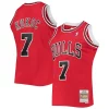 Gorgeous Fascinante Incantevole Toni Kukoc Chicago Bulls 1997/98 Hardwood Classics Swingman Jersey Red