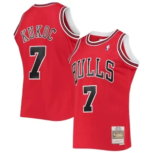 Gorgeous Fascinante Incantevole Toni Kukoc Chicago Bulls 1997/98 Hardwood Classics Swingman Jersey Red