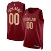 Prestigioso Versatile Cleveland Cavaliers Nike Unisex Swingman Custom Jersey Burgundy Icon Edition