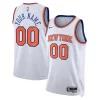 Cool Sofisticato Pratico New York Knicks Nike Unisex Swingman Custom Jersey White Association Edition/Blue