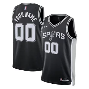 Splendido Sofisticato Robusto San Antonio Spurs Nike Unisex Swingman Custom Jersey Black Icon Edition