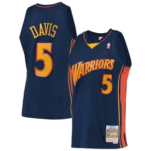Cool Baron Davis Golden State Warriors 2006/07 Hardwood Classics Swingman Jersey Navy