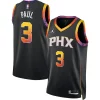 Prestigioso Chris Paul Phoenix Suns Jordan Brand Unisex Swingman Jersey Statement Edition Black